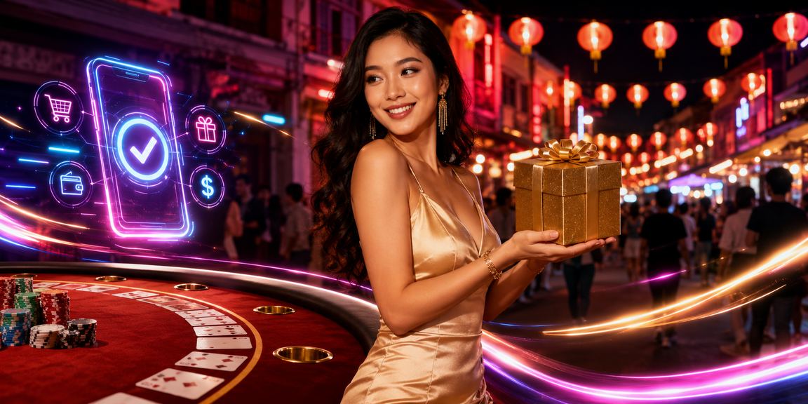 Pengguna mat6 di Melaka menikmati permainan baccarat selepas log masuk ke akaun
